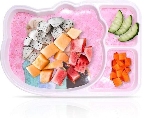 Princess 5 Pcs Set Durable Tableware Meal Dishes Mealtime Set includes Dinner Serving Bowl Plate Cup with a Matching Spoon & Fork in Kuwait