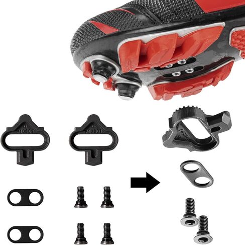 دواسات الدراجات الجبلية Rockbros Dual Function منصة مسطحة مقطعية متوافقة مع دواسات دراجة SPD للدراجات الجبلية MTB Flat in Saudi Arabia