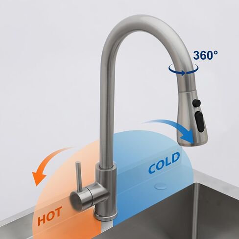 Sarlai Stainless Steel Utility Sink Freestanding Commercial Restaurant Kitchen Sink Outdoor Sinks Single Bowl Laundry Utility Kitchen Sinks With Faucet for Garage Outdoor Indoor Basin in Saudi Arabia