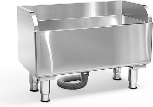 الحوض التجاري Mop Mop ， حوض خدمة MOP من الفولاذ المقاوم للصدأ ， Mop Cleaning Sink ， خزان الصرف الصحي الصناعي العمودي للشرفات ، وغرف الغسيل ، والصناعات ، وما إلى ذلك （31.49 "× 16.1" × 21.6 ") in Kuwait