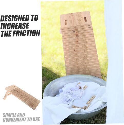 غسيل خشبي مضاد للانزلاق من قبل الغسيل الخشبي لغسل الملابس يدويًا تصميمًا كثيفًا للغسيل والتنظيف للأحذية لمناشف الجوارب والملابس in Saudi Arabia