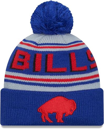 New Era Cheer Cuffed Declare Knit Beanie Hat with POM POM - NFL Winter Cuff Knit Toque Cap in Saudi Arabia