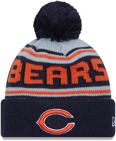 New Era Cheer Cuffed Declare Knit Beanie Hat with POM POM - NFL Winter Cuff Knit Toque Cap in Saudi Arabia