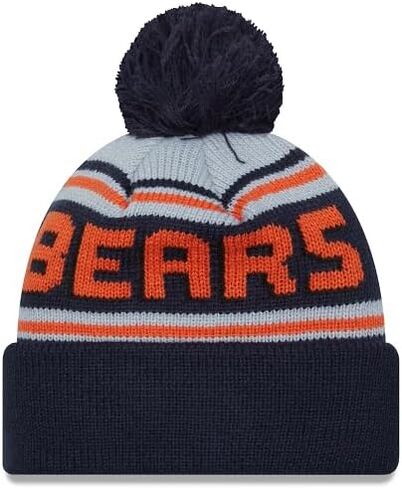New Era Cheer Cuffed Declare Knit Beanie Hat with POM POM - NFL Winter Cuff Knit Toque Cap in Saudi Arabia