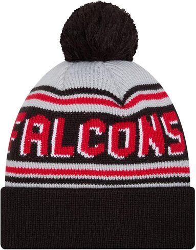 New Era Cheer Cuffed Declare Knit Beanie Hat with POM POM - NFL Winter Cuff Knit Toque Cap in Saudi Arabia
