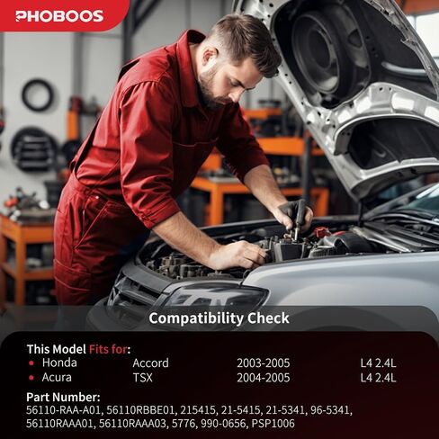 Phoboos Power Detering Pump متوافقة مع Acura TSX 2004-2005 L4 2.4L ، مع منفذ ، التوجيه السلس ، ضوضاء منخفضة ، متانة عالية ، المرجع. 21-5415 in Kuwait