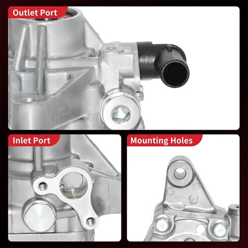 Phoboos Power Detering Pump متوافقة مع Acura TSX 2004-2005 L4 2.4L ، مع منفذ ، التوجيه السلس ، ضوضاء منخفضة ، متانة عالية ، المرجع. 21-5415 in Kuwait