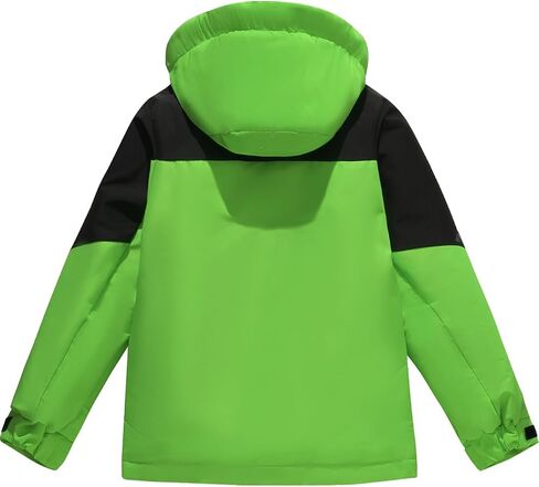 Boy's Ski Jacket Kids Waterproof Warm Winter Coat Windproof Thick Insulated Snowboarding Jackets with Hood in Kuwait
