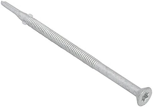 Techfast الخشب الشاق إلى مسامير تسقيف الصلب | 5.5 × 85mm | Elementech | حقيبة 50 in Saudi Arabia