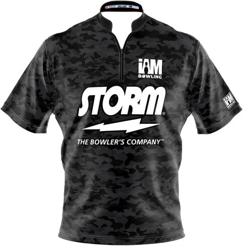 Logo Infusion Dye -Sublimated Bowling Jersey (Sash Collar) - I Am Bowling Fun Design 2044 -ST - Storm in Saudi Arabia