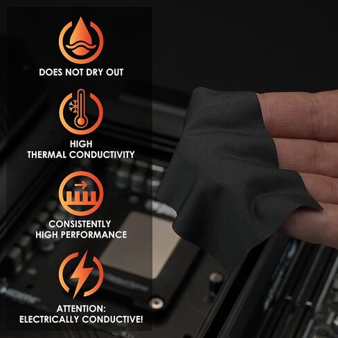 Thermal Grizzly Carbonaut - (38 × 38 × 0,2 mm) Carbon Thermal Pad in Kuwait