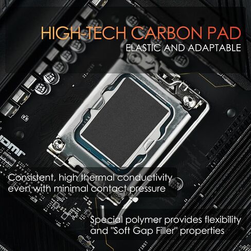 Thermal Grizzly Carbonaut - (38 × 38 × 0,2 mm) Carbon Thermal Pad in Kuwait
