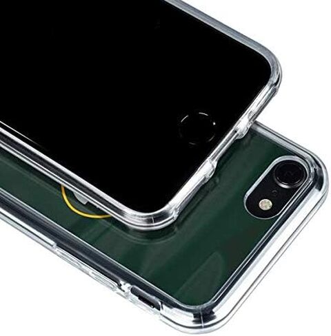 Skinit Clear Phone Case Compatible with iPhone SE (2nd & 3rd Gen) - Officially Licensed NFL Green Bay Packers Design in Saudi Arabia