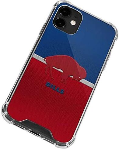 Skinit Clear Phone Case Compatible with iPhone 12 - Officially Licensed NFL Buffalo Bills Vintage Design in Saudi Arabia