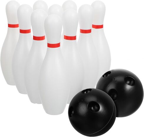 1 Set Mini Bowling Set Small Bowling Balls and Pins Indoor Sports Balls Family Sports Games for Kids(16CM/6.3inches) in Saudi Arabia