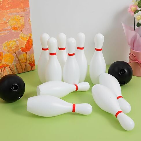 1 Set Mini Bowling Set Small Bowling Balls and Pins Indoor Sports Balls Family Sports Games for Kids(16CM/6.3inches) in Saudi Arabia