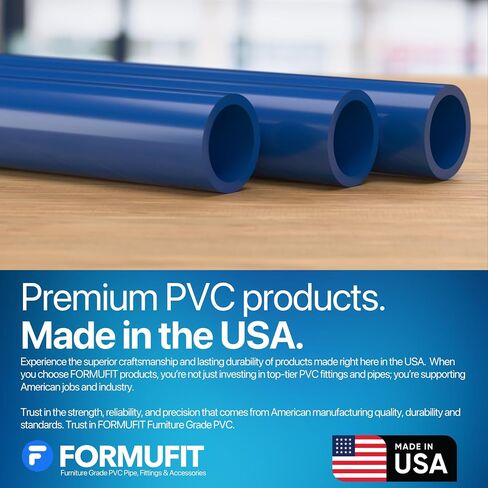 Formufit PVC Pipe ، 1-1/4 "Size ، (1.660" OD ADAL) SCH 40 FURITURY GRAGE ، Black (40 "L x 3-pack) DIY Artructural for Garkhous in Saudi Arabia