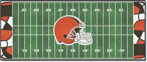 FANMATS 23242 NFL - Cleveland Browns Football Field Runner Rug - 30in. x 72in. Xfit Design in Saudi Arabia