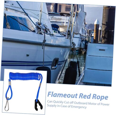 PRETYZOOM 2pcs Marine Engine Lanyard Safety Cord Boat Emergency Stop Harness for Motorboats Other Vessels Durable Versatile Safety Accessory in Saudi Arabia
