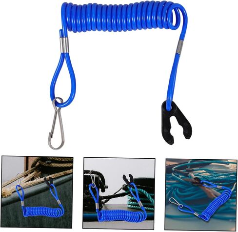PRETYZOOM 2pcs Marine Engine Lanyard Safety Cord Boat Emergency Stop Harness for Motorboats Other Vessels Durable Versatile Safety Accessory in Saudi Arabia