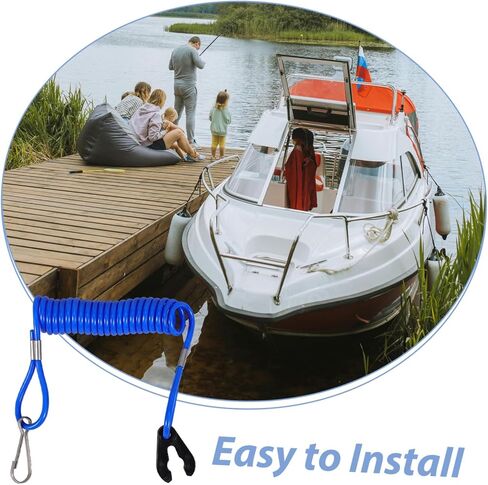 PRETYZOOM 2pcs Marine Engine Lanyard Safety Cord Boat Emergency Stop Harness for Motorboats Other Vessels Durable Versatile Safety Accessory in Saudi Arabia