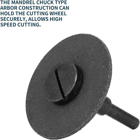 ACET 2-10pcs 50mm Metal Cutting Disc Mini Resin Grinding Wheel Saw Blade Angle Grinding Cutting Wheel Plus 1pcs Mounting Mandrel Grinding Disc(5pcs) in Saudi Arabia