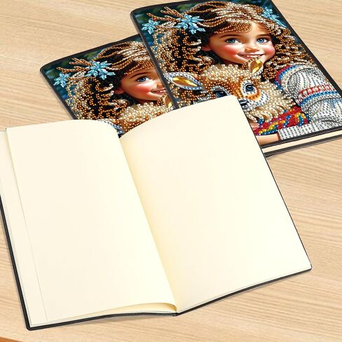 DCIDBEI DIY 5D Diamond Painting Notebook Landscape A5 فارغة رسم للمذكرات الكريستال كروس كروس ملاحظات المجلات المجل in Saudi Arabia
