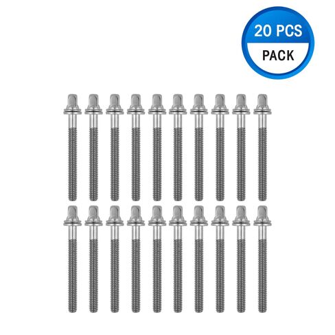 Drum Tension Rods 2 Inch (52mm) 20 of Pack with Washers Chrome Finish in Saudi Arabia