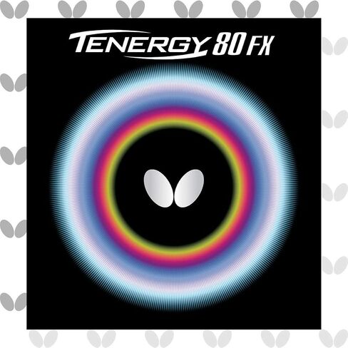 الفراشة Tenergy 80 FX Table Tennis Rubber Taber Tennis Rubber - 1.7 مم ، 1.9 مم ، أو 2.1 مم - أحمر أو أسود - 1 ورقة مطاطية تنس مقلوبة - مطاط تنس طاولة احترافية in Saudi Arabia