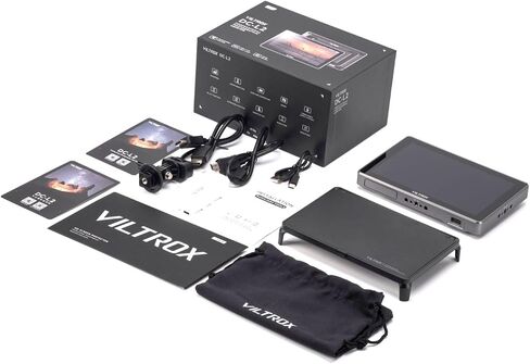Viltrox DC-L1 7 "4K HDMI Camera Field Monitor ، 600NIT Touch Screen ، 4K 30Hz HDMI LOOP In/Out DSLR VIDEO MONTRY OFF in Kuwait