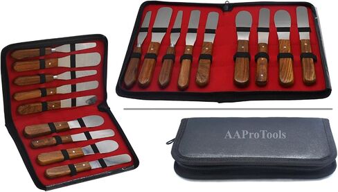 9 Piece Dental Lab Spatula Plaster Alginate Mixing Stainless Steel End Instrument in Saudi Arabia