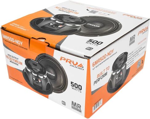PRV AUDIO 6.5 Inch Midrange Speaker 6MR500-NDY 500 Watts 8 Ohm Neodymium Magnet, High Output Loudspeaker for PRO Audio & Car Audio (Single) in Saudi Arabia
