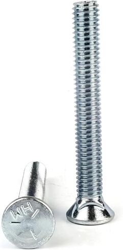 Flat Head Zinc Plated Grade 5 Plow Bolt 3/8"-16 x 3" Qty 25 in Saudi Arabia