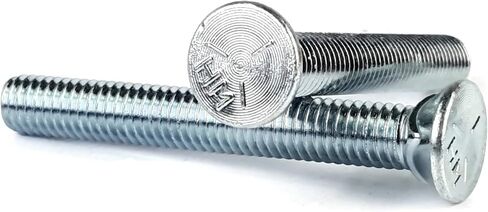 Flat Head Zinc Plated Grade 5 Plow Bolt 3/8"-16 x 3" Qty 25 in Saudi Arabia