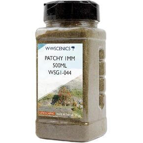 WWScenics | عشب ثابت مرقع 1 ملم | علبة 500 مل | WSG1-044 | مادة مشهد نموذجي واقعي in Kuwait
