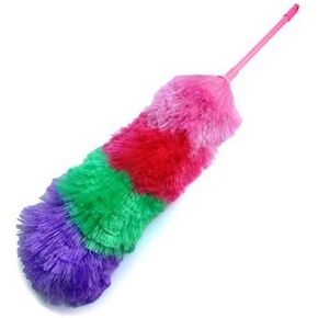 Kitchen + Home Large Static Duster - 27" Inch Electrostatic Feather Duster attracts dust Like a Magnet! - Assorted Colors Will Ship
