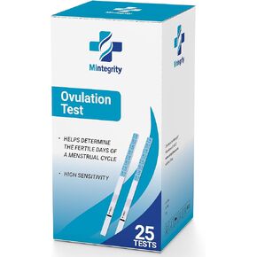 [25 Pack] Ovulation LH Test Strips, Rapid and Accurate Results #MT-W2-S