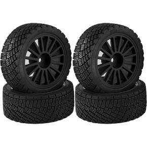 67mm RC On-Road Rally Car Tires and Wheels for 1/10 RC On-Road Touring Drift Car HSP Tamiya XV01 TT01 TT02B HPI Kyosho FAZER MK2 /12mm Hex