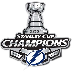 Desert Cactus Stanley Cup 2021 League Champion Tampa Bay Lightning Playoff NHL National Hockey League Sticker Vinyl Decal Laptop Water Bottle Car Scrapbook (Individual Stanley Cup 2021)