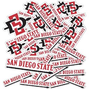 Desert Cactus San Diego State University Sticker Aztecs Vinyl Decals Laptop Water Bottle Car Scrapbook T1 (Type 1-1)