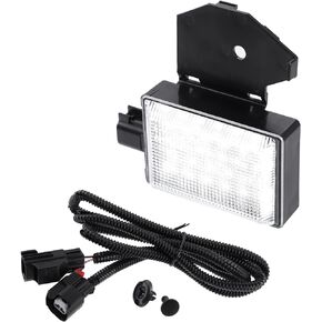 X AUTOHAUX 1 Set Car LED Under Hood Light Lamp Harness Assembly for Dodge for Ram 1500 2500 3500 4500 5500 Pickup Charger for Chrysler 300 for Jeep Grand Cherokee 68395126AA 56021441AC 2 Pin