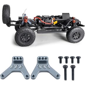 RC سبائك الألومنيوم الخلفي صدمة جبل برج الصدمة 2 قطعة لكيوشو ميني Z 4x4 1/18 مقياس جيمي 1/24 مقياس رانجلر (أحمر) in Saudi Arabia
