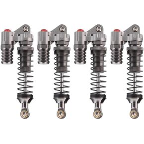 4 PCS SCX10 Shocks, 100mm Aluminum Alloy RC Car Shocks Compatible with Simulation Climbing Model Car SCX10 Wrangler RC4WD D90 Tamiya CC01 in Kuwait