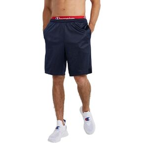 Champion, Men's Mesh Gym, Lightweight Athletic Shorts (Reg Tall), Navy C Patch Logo, 3X-Large Big