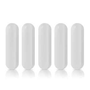 5 Pcs 30mm(1.18 inch) PTFE Magnetic Stirrer Mixer Stir Bar,White Color,Laboratory Bar,Stir Plate Bar,Stir Bars…