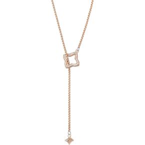 UNY JEWELStyle Designer Inspired Trendy Elegant Vintage Retro Unique Pave Stone David Fahsion style Box Chain Women Long Necklace