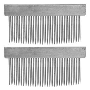 SUPVOX Cello Hair Accesories Metal Hair Comb 2pcs Violin Bow Hair Comb Horse Hair Combing Tool Violin Bow Combing Tools Hair Teasing Comb Hair Teasing Comb Cello Strings