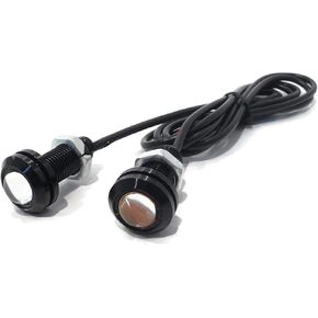 LED Front Turn Signal Lights for Jeep Wrangler Amber Tube/Flat Fenders - JK TJ YJ CJ Rubicon Sahara