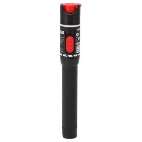 Visual Fault Locator 50MW 50KM, VFL Fiber Optic Light Source Tester, Aluminum Alloy Non Contact Red Light Pen Universal Connector, Fiber Optic Source Tester Detector for Network Cable Test