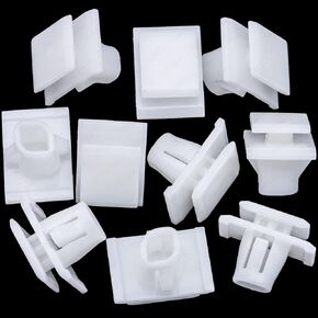 Rexka 20pcs Lower Outer Door Weatherstrip Clip for Honda 75315-S9A-004